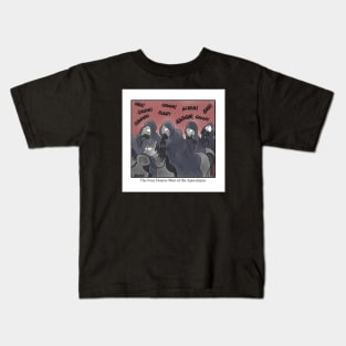 The Four Hoarse Men of the Apocalypse Kids T-Shirt